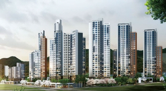 이달 말 입주를 앞둔 DMC파인시티자이 조감도 <GS건설 제공>